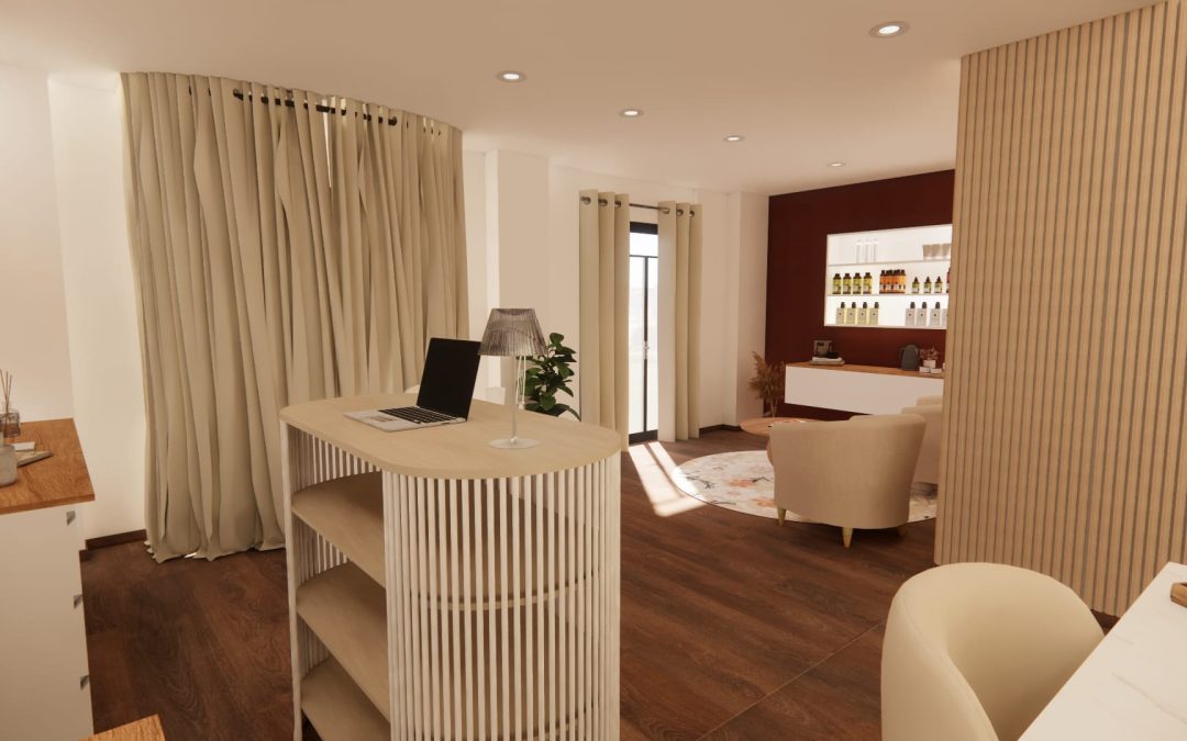 Décoration d’un institut de beauté à Lyon